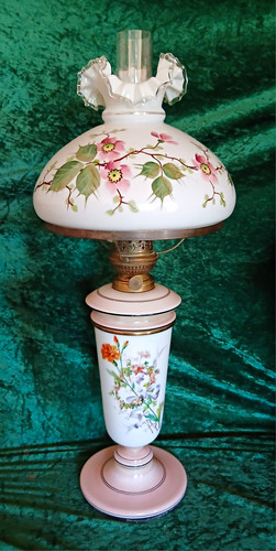 Tischlampe porzellan geblümt - tischlampe,