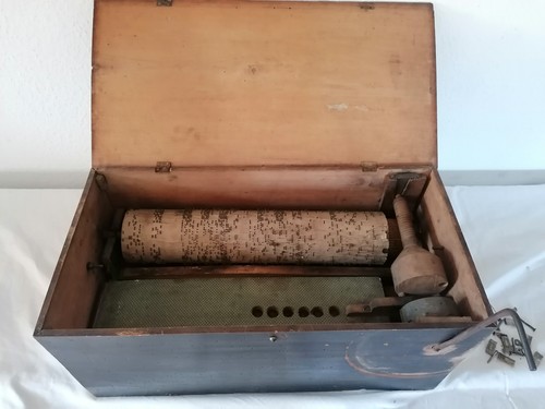 Antike mechanische drehorgel - antike,