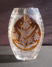 Große schwere glas vase - große,