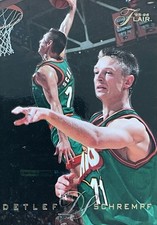 1995-96 Flair DETLEF SCHREMPF Seattle Sonics