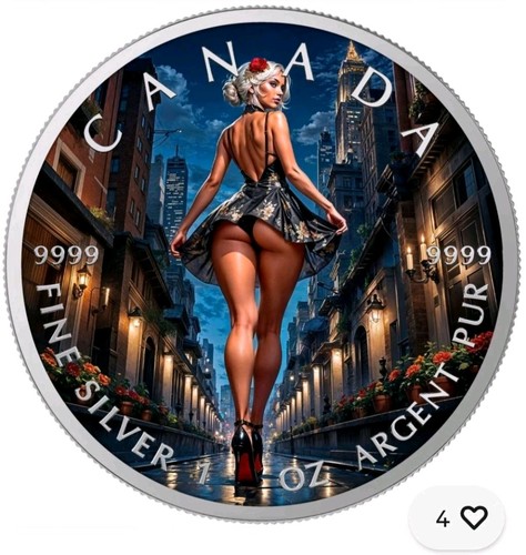 Dollar maple leaf night - $,