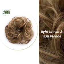 Haarverlängerung Dutt  Echthaar Haarteil Dick Scrunchie Haarteil Zopf Haarband