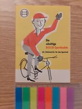 Original BOSCH Prospekt, Sportleuchte Scheinwerfer Fahrrad, Rad 50er Jahre LAMPE