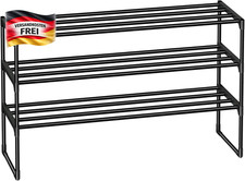 Schuhregal 3 Ebenen Metall