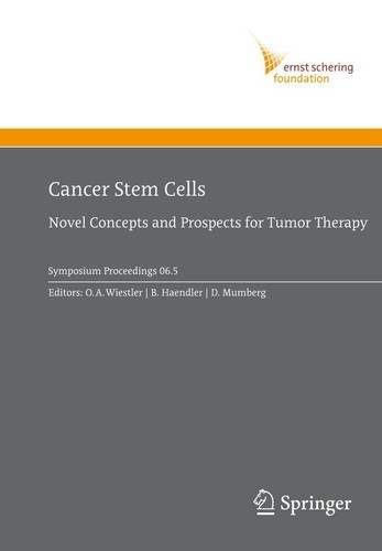 Cancer stem cells - d., mumberg