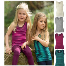 ENGEL Achselhemd kbT Merino Seide Wolle Schurwolle Kinder Unterhemd ohne Arm bio