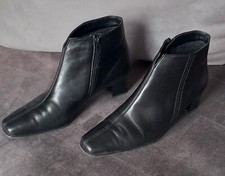 Damen Stiefeletten Gr. 5 1/2 Jenny by ara Lammnappa schwarz