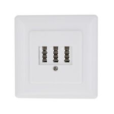 TAE Dose Telefondose Unterputz NFF 2x Telefon 1x Nebenstelle Weiß Unterputzdose