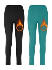 2er Pack Damen Thermo Leggings