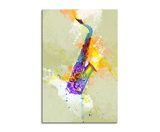 60x90cm saxophon aquarell art - 60x90cm,