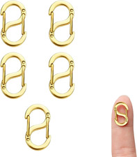 5 Stück Mini Karabiner