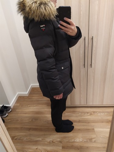 Winterjacke schwarz damen - schwarz, 40