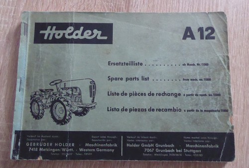 Holder dieselschlepper a12 - holder,