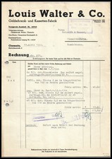 old invoice "Louis Walter &