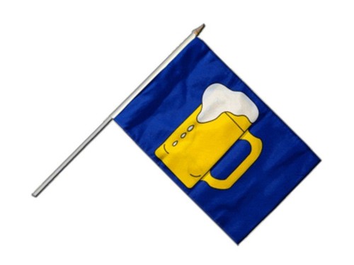 Bier stockflagge flaggen - bier,
