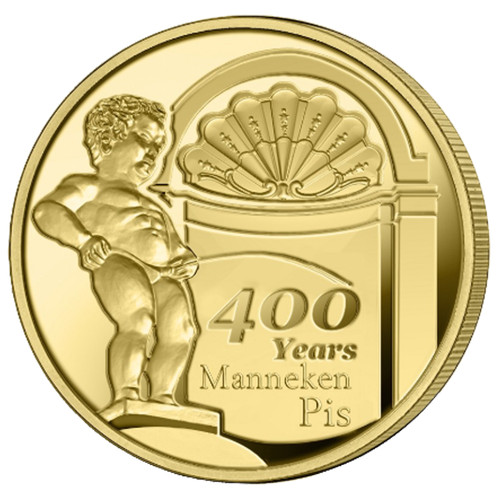 Euromünze 400 jahre manneken - jahre,