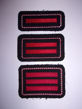 Dienstgradabzeichen Feuerwehr gestickt