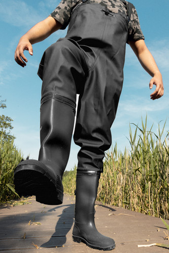 Dunlop wathose schwarz waders - schwarz,