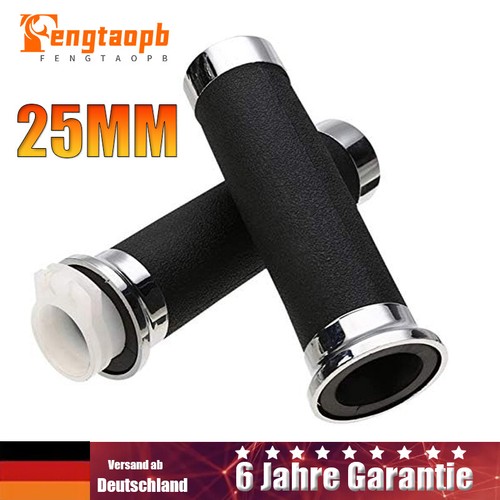 25mm gasgriffe schwarz - 25mm, links