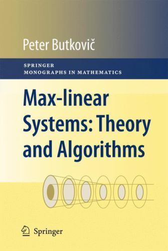 Max linear systems theory - systems,