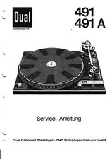 Service Manual-Anleitung für Dual 491  