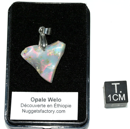 Opal welo roh - opal, anhänger