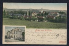 Ansichtskarte Kreischa / Erzgeb., Ortsansicht mit Park-Hotel 1902 
