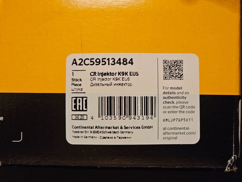 Vdo a2c59513484 fuel injector - a2c59513484,