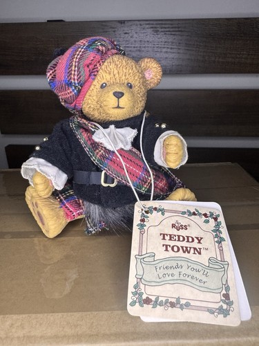 Russ teddy town figur - town,