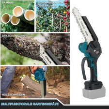 Für 18V Makita Akku Kettensäge Mini Elektro Motorsäge Handkettensäge 8 Zoll Säge