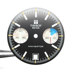 Valjoux 7734 Zifferblatt - TISSOT Navigator Ø30,50mm - Datum 6h [NOS]