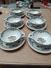 Villeroy Boch Alt Amsterdam 6 Suppentassen Mit Unterteller Sehr Gut Erhalten