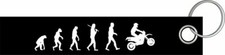 Enduro Moped Motocross Evolution Motorrad Filz Schlüsselanhänger Lanyard 3x16cm