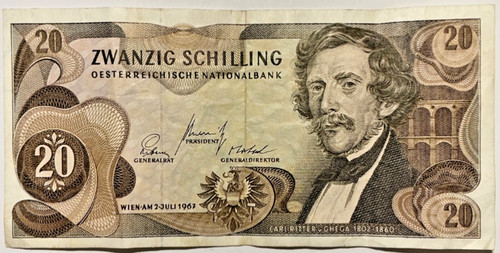 österreich schilling 1967 - 20,