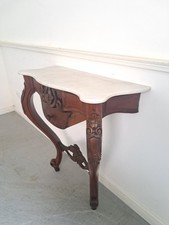 Konsole ANTIK Wandtisch Mahagoni massiv Rokoko Kunst 30