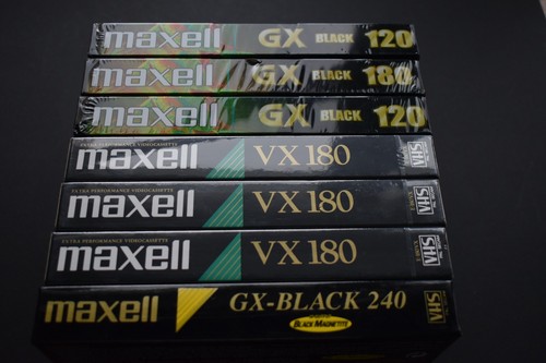Maxell vhs 120 180 - 7x,