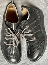 TOP Sneakers GANTER Aktiv Gr.5(38,5)F Abrolldynamic Leder Schwarz-Grau NP169€