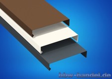 Mauerabdeckung Alu / Aluminium farbig, verschiedene Breiten, Attika-Abdeckung