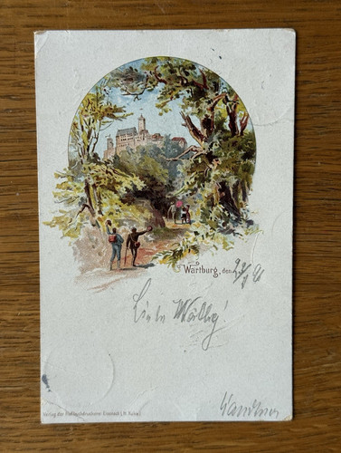 Eisenach wartburg litho - eisenach,
