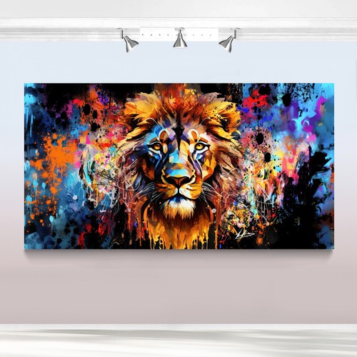 Leinwand bild xxl - leinwand, abstrakt