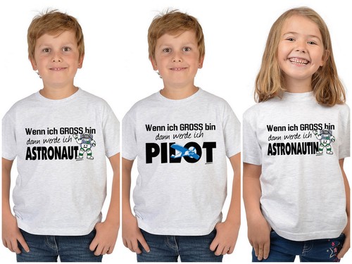 Kindershirt pilot astronaut - kindershirt,