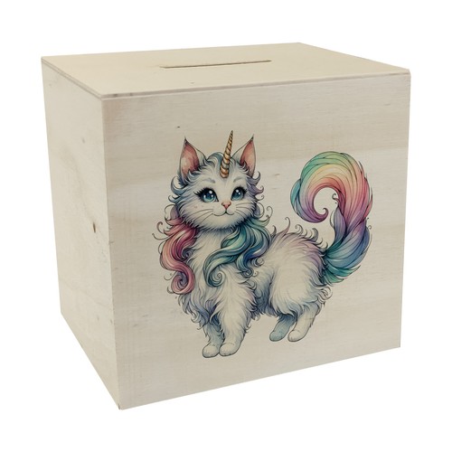 Einhorn katze spardose aus - einhorn-katze,