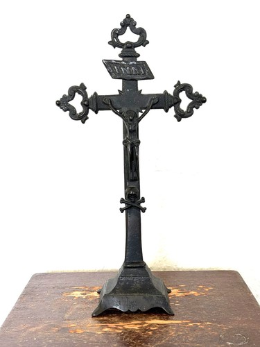 Altes kruzifix standkreuz aus - kruzifix,