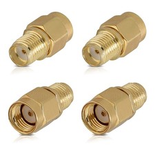 4x RP-SMA Stecker auf SMA