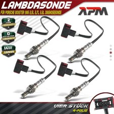 4x Lambdasonde vor + Nach Kat