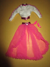 500) ALTER PINKER BARBIE ROCK+JACKE MIT GENUINE LABEL MATTEL 80er+ALTE SCHUHE