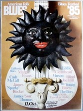 AMERICAN FOLK & BLUES - 1985 - Plakat - Günther Kieser - Poster - Stuttgart