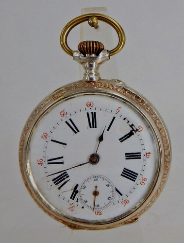 Offene herrentaschenuhr - offene,