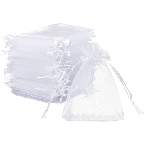 Organza säckchen weiß - organza,