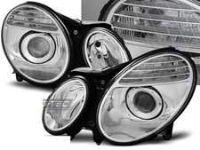 Scheinwerfer für Mercedes W211 E-KLASSE 2002-2006 H7 Chrom DE LPME55-ED XINO DE